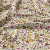 Printed Viscose ROMANE Natural / Lilac